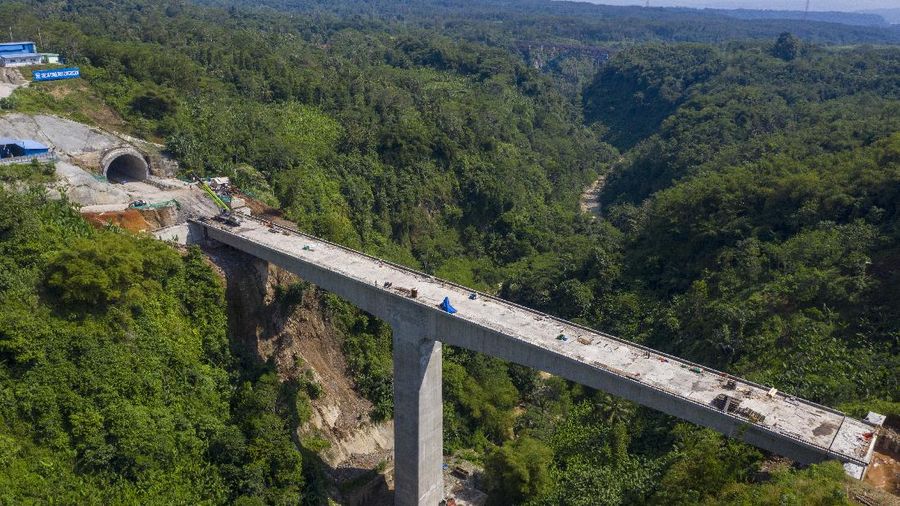 Proyek Pembangunan Kereta Api Cepat Jakarta-Bandung. (Dok: KCIC)