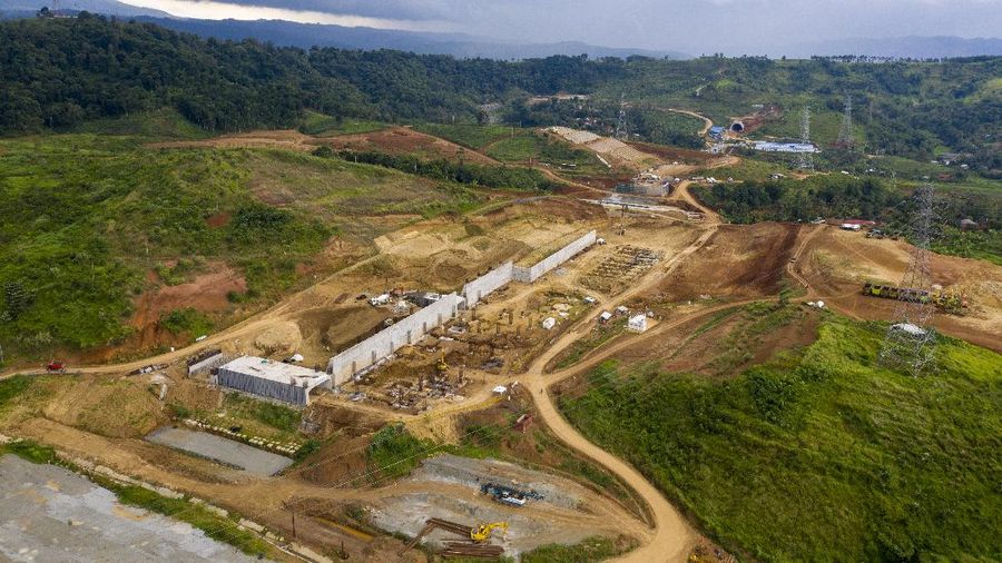 Proyek Pembangunan Kereta Api Cepat Jakarta-Bandung. (Dok: KCIC)