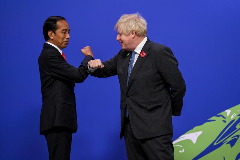 Foto/ jokowi di sela kTT COP26/Lukas - Biro Pers Sekretariat Presiden