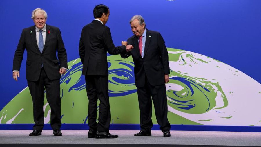 Foto/ jokowi di sela kTT COP26/Lukas - Biro Pers Sekretariat Presiden