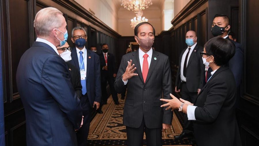 Foto/ jokowi di sela kTT COP26/Lukas - Biro Pers Sekretariat Presiden