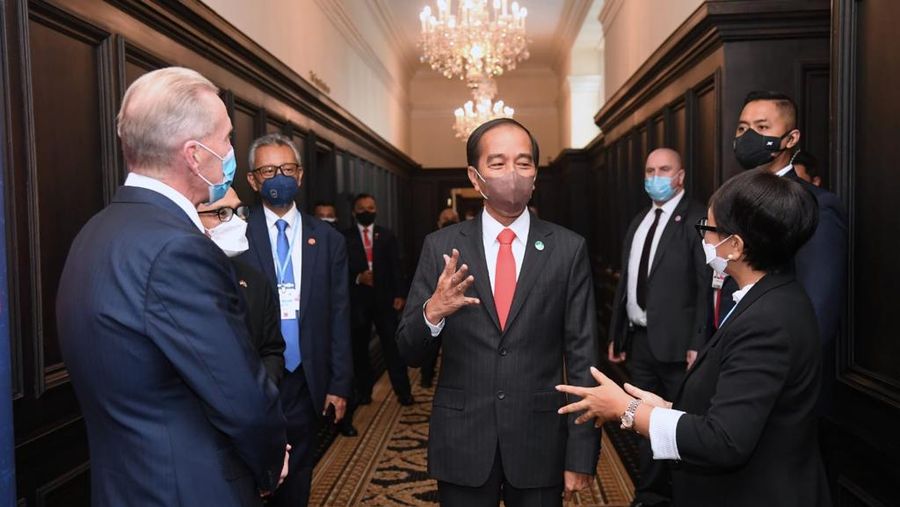 Foto/ jokowi di sela kTT COP26/Lukas - Biro Pers Sekretariat Presiden