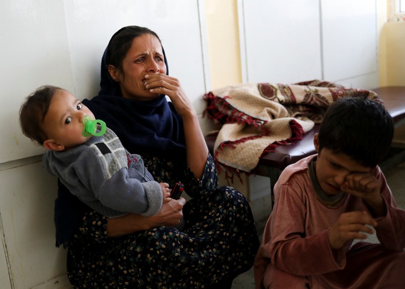 Ledakan di Rumah Sakit Kabul Afghanistan Taliban fighters block roads after an explosion Tuesday, Nov. 2, 2021. An explosion went off Tuesday at the entrance of a military hospital in Kabul, killing severa; people and wounding over a dozen, health officials said.(AP Photo/Ahmad Halabisaz)
