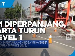 PPKM Diperpanjang, Jakarta Turun ke Level 1