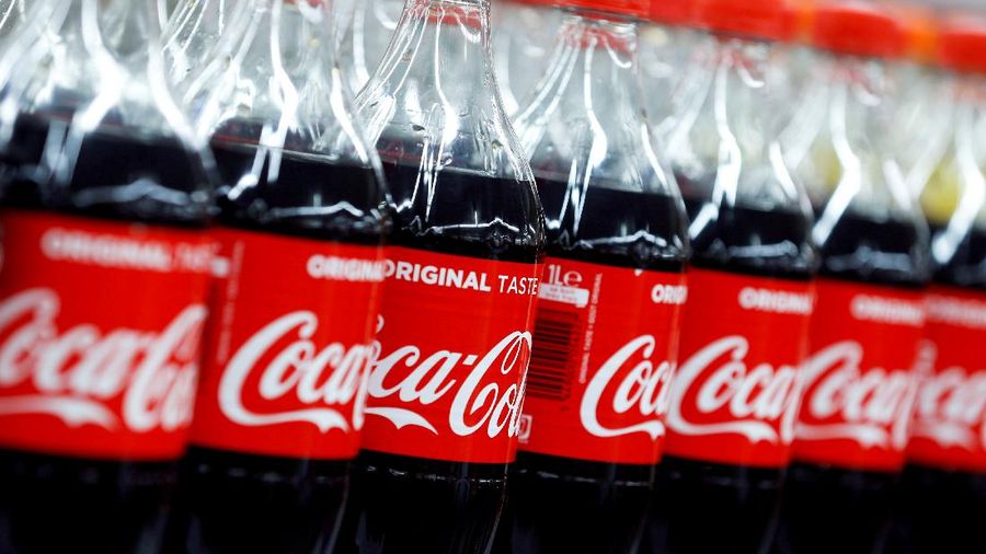 FILE PHOTO: Bottles of Coca-Cola are seen at a Carrefour Hypermarket store in Montreuil, near Paris, France, February 5, 2018. REUTERS/Regis Duvignau/File Photo