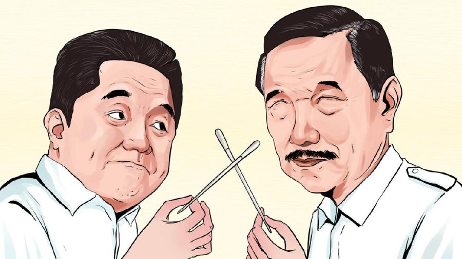 INFOGRAFIS, Benarkah Ada Perusahaan Luhut & Erick di Balik Bisnis PCR?