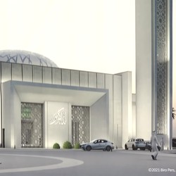 Penampakan Jalan & Lokasi Masjid Jokowi di Abu Dhabi UEA
