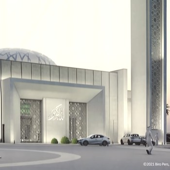Penampakan Jalan & Lokasi Masjid Jokowi di Abu Dhabi UEA