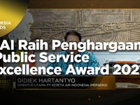 PT KAI Raih Penghargaan Public Service Excellence Award 2021