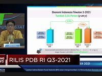 BPS: PDB RI Q2-2021 Tumbuh 7,07% (yoy)