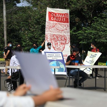 Intip Massa Aksi Tuntut Langkah Konkret RI Lawan Krisis Iklim