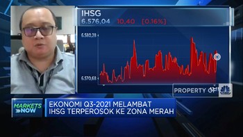 Ekonomi Q3 Melambat, IHSG Terperosok ke Zona Merah