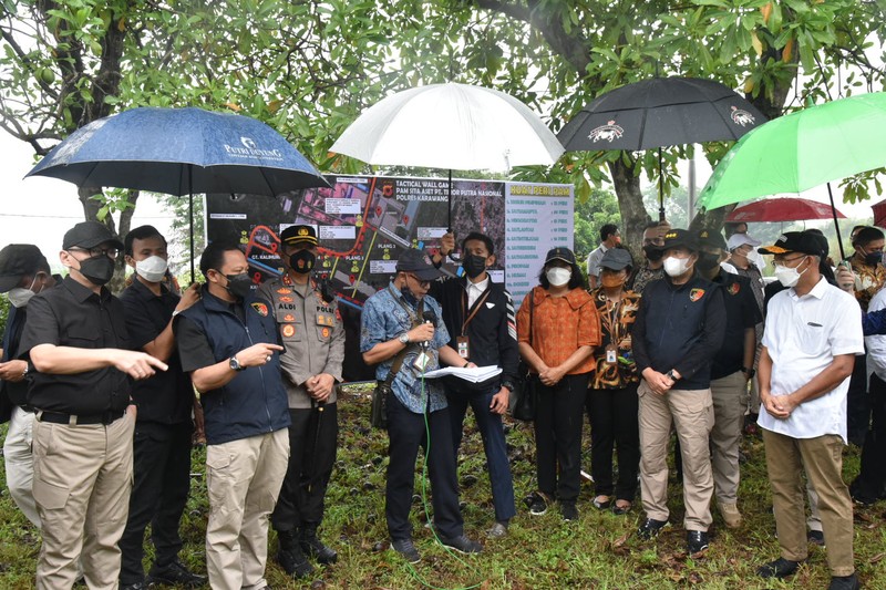 Penyitaan aset jaminan PT Timor Putera Nasional (TPN). (Dok. Satgas BLBI)