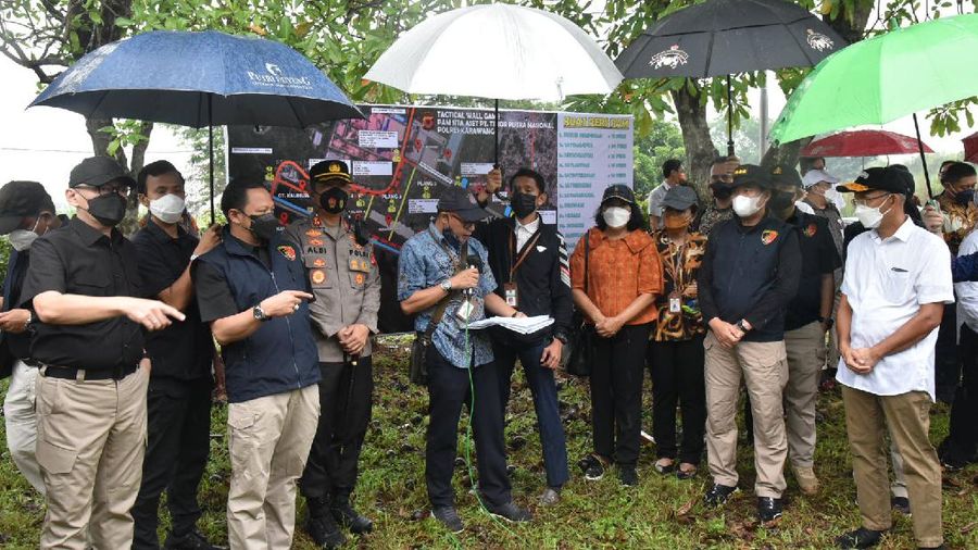 Penyitaan aset jaminan PT Timor Putera Nasional (TPN). (Dok. Satgas BLBI)