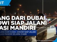 Pulang Dari Dubai, Jokowi siap jalani Isolasi Mandiri