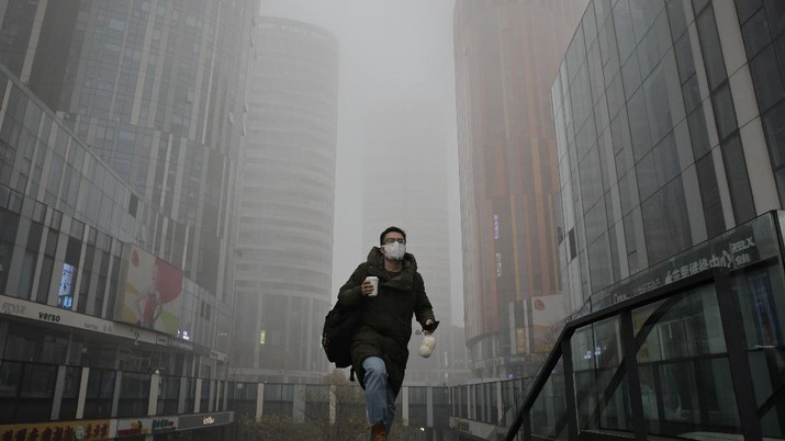 Polusi udara di China. REUTERS/THOMAS PETER