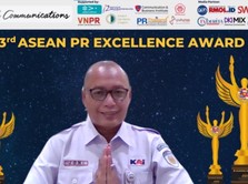 KAI Raih Predikat Diamond The 3rd ASEAN PR Excellence Award