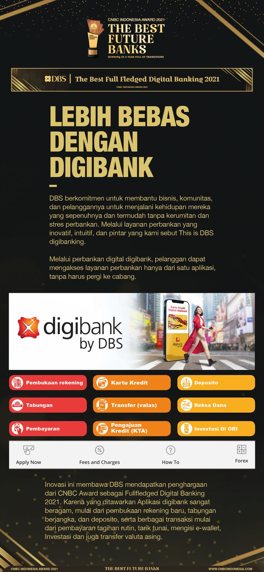 Infografis CNBC Indonesia Award 2021, Lebih Hidup dengan Digibank