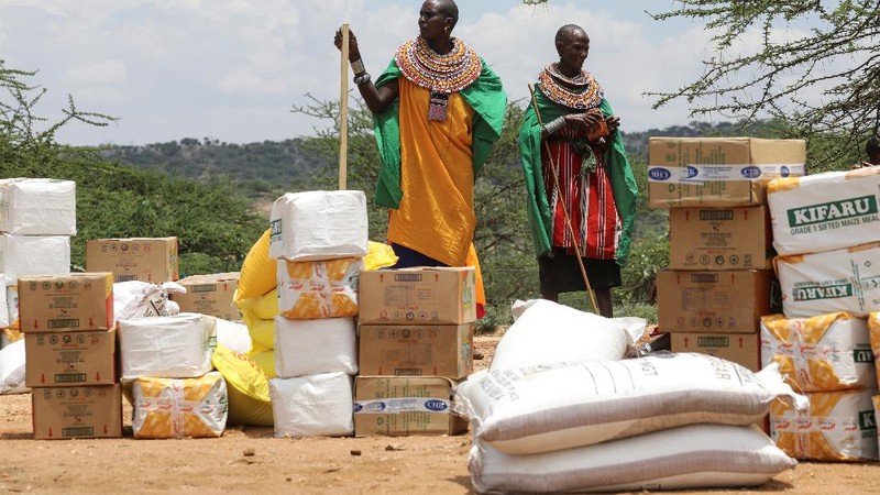 Kekeringan Kenya. (REUTERS/BAZ RATNER)