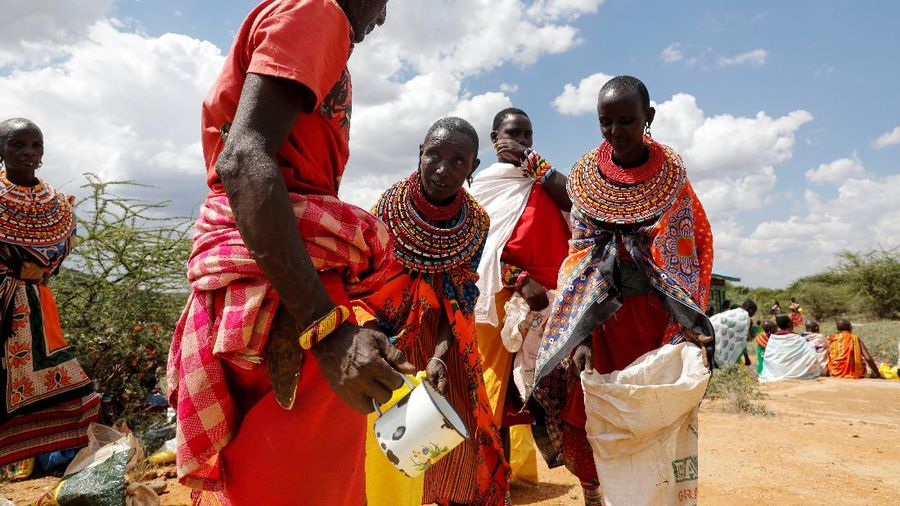 Kekeringan Kenya. (REUTERS/BAZ RATNER)