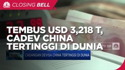 Tembus USD 3,218 T, Cadangan Devisa China Tertinggi di Dunia