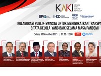 KAKI Gandeng IIPG Bahas Transparansi Korupsi di Webinar Ini