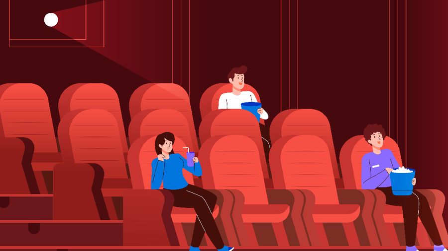 Infografis/Aturan Terbaru, Bioskop Boleh Buka Tapi Terbatas/Aristya Rahadian