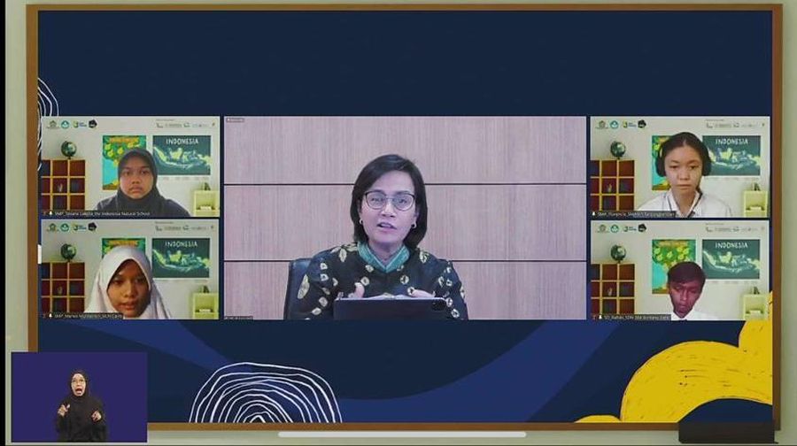 Sri Mulyani (Tangkapan kayar youtube Kemenkeu RI)