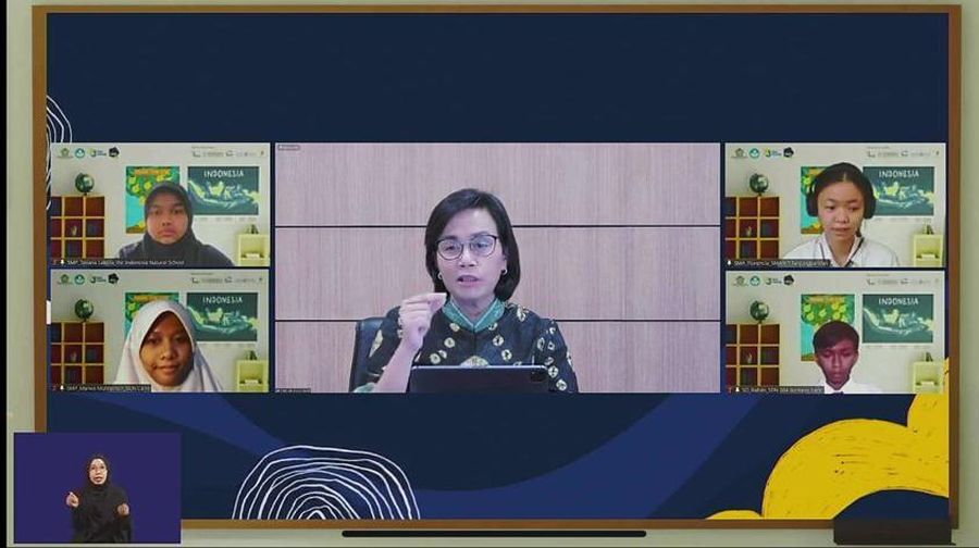 Sri Mulyani (Tangkapan kayar youtube Kemenkeu RI)