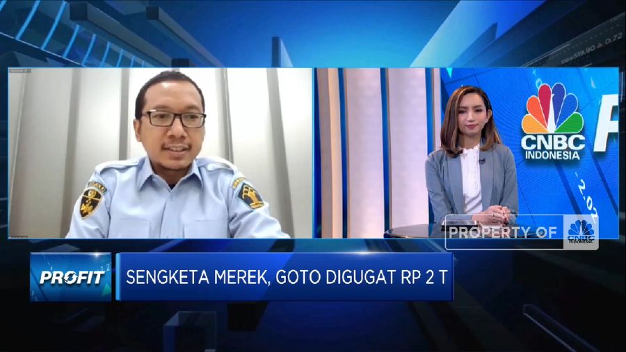 Tanggapan DJKI Soal Sengketa Merek GoTo & Gugatan Rp 2 Triliun(CNBC Indonesia TV)