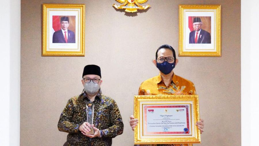 TASPEN Raih Outstanding Achievement of Public Service Innovation 2021