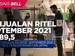 Terkontraksi, Penjualan Ritel September 2021 Tercatat 189,5