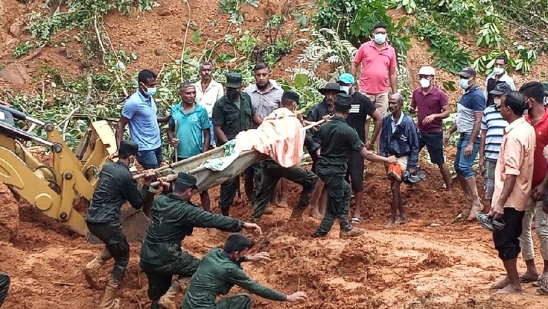 Banjir di Sri Lanka. (REUTERS/INDUNIL USGODA ARACHCHI)