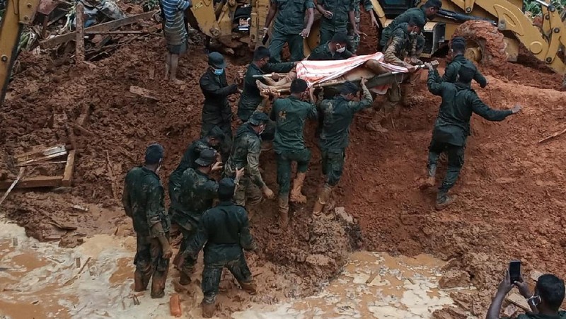 Banjir di Sri Lanka. (REUTERS/INDUNIL USGODA ARACHCHI)
