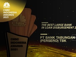 Bank BTN Raih 'The Best Large Bank in Loan Disbursement 2021'