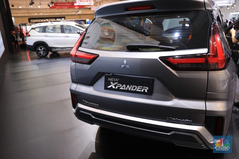 New Xpander di acara GIIAS 2021. (CNBC Indonesia/Muhammad Sabki)