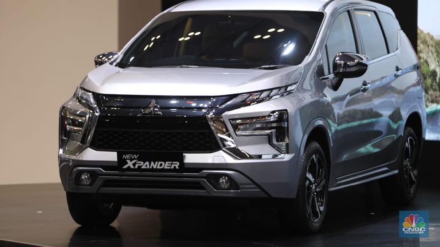 New Xpander di acara GIIAS 2021. (CNBC Indonesia/Muhammad Sabki)
