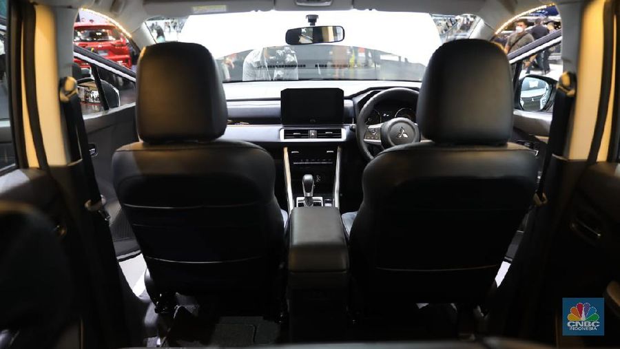 New Xpander di acara GIIAS 2021. (CNBC Indonesia/Muhammad Sabki)