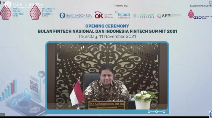 Pembukaan Bulan Fintech Nasional & Grand Launching Cekfintech.id. (Tangkapan layar youtube Bank Indonesia)