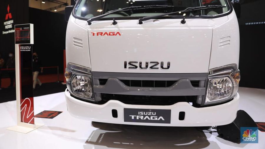 Traga Blindvan di acara GIIAS 2021 (CNBC Indonesia/Muhammad Sabki)