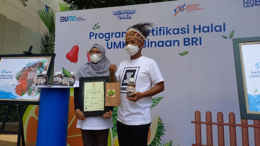 Bazar Klaster UMKM BRI (CNBC Indonesia/Khoirul Anam)