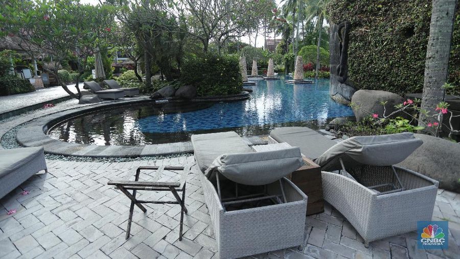 Hotel di Senggigi, Lombok (CNBC Indonesia/Tri Susilo)