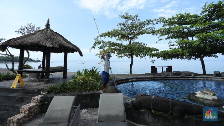 Hotel di Senggigi, Lombok (CNBC Indonesia/Tri Susilo)