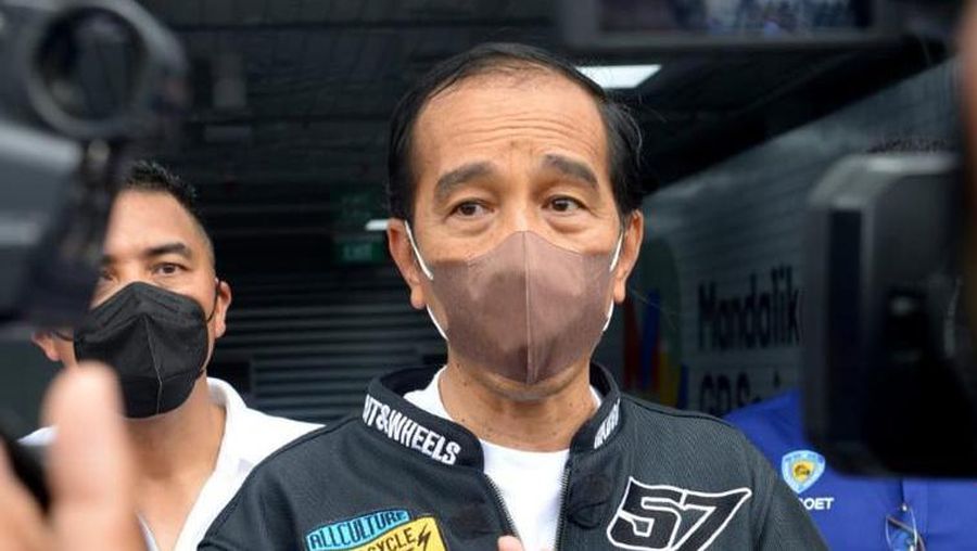 Jokowi resmikan sirkuit Mandalika, Lombok, Jumat (12/11/2021). (Dok: Biro Sekpres RI)