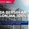 Capai Rp 1,7 Triliun, Laba Bersih ANTAM Melonjak 105%
