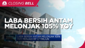 Capai Rp 1,7 Triliun, Laba Bersih ANTAM Melonjak 105%
