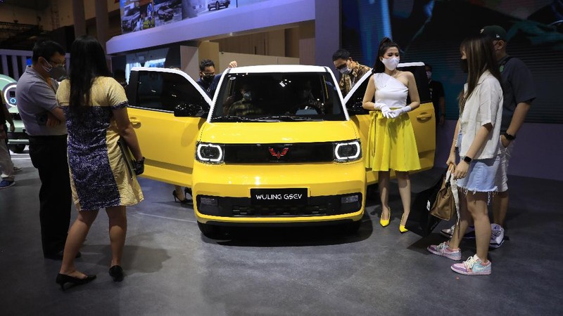 Wuling EV  (CNBC Indonesia/Muhammad Sabki)