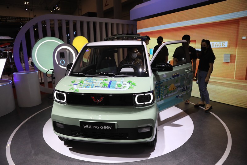 Mobil Konsep di GIIAS 2021, Lexus LF-30 Electrified concept (CNBC Indonesia/Muhammad Sabki)