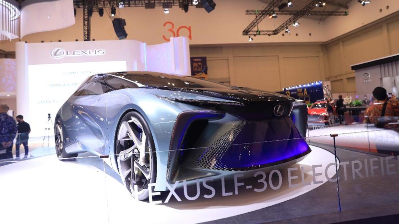 Mobil Konsep di GIIAS 2021, Lexus LF-30 Electrified concept (CNBC Indonesia/Muhammad Sabki)