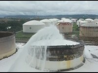 Tangki Kilang Cilacap Terbakar 